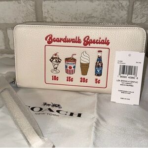 Coach Zip Around Wallet